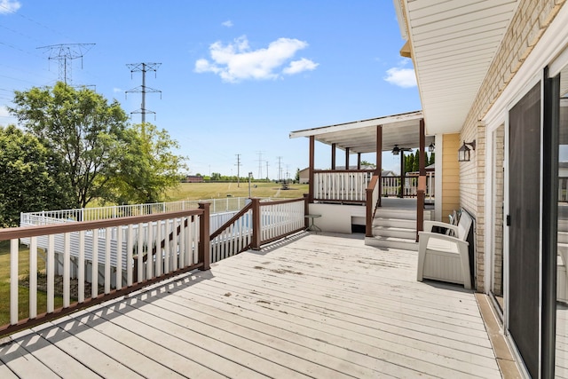 8425 Brookside Glen Dr, Tinley Park, IL 60487 - view of wooden deck