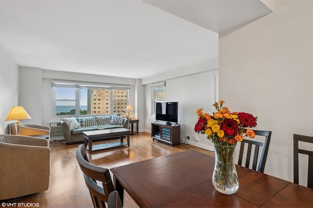 2909 N Sheridan Rd Unit 1309, Chicago, IL 60657 - dining space featuring plenty of natural light and wood finished floors