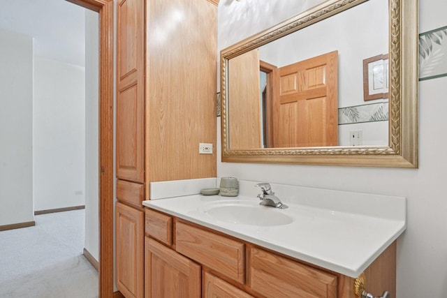 757 Bauman St Unit 0, Marengo, IL 60152 - bathroom featuring vanity and baseboards