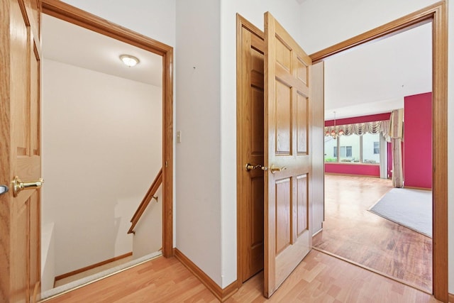 757 Bauman St Unit 0, Marengo, IL 60152 - corridor with light wood finished floors and baseboards