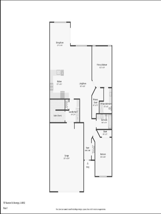 757 Bauman St Unit 0, Marengo, IL 60152 - view of room layout