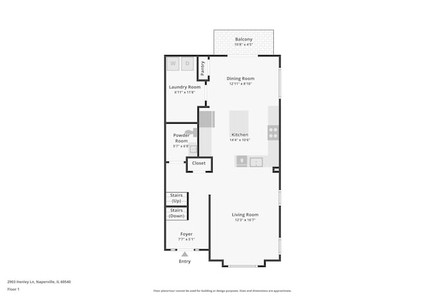 2903 Henley Ln, Naperville, IL 60540 - view of home floor plan