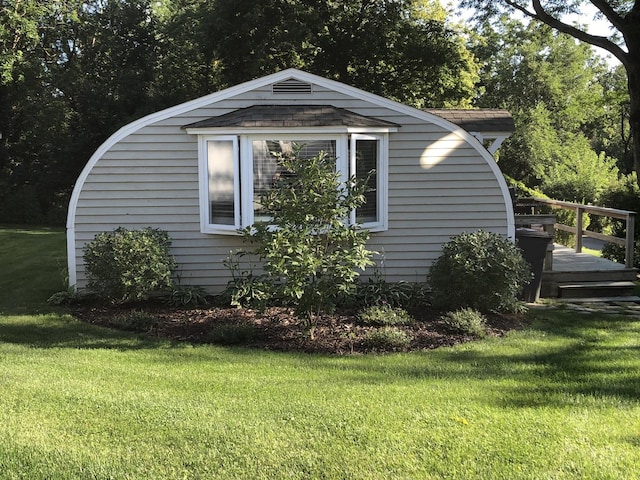 204 Country Commons Rd, Trout Valley, IL 60013 - view of home's exterior with a yard