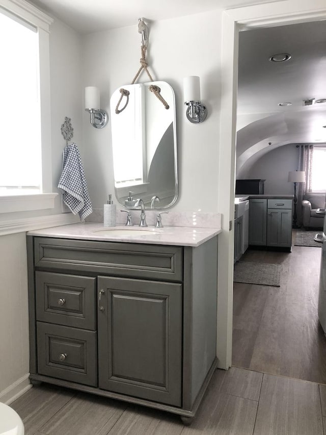 204 Country Commons Rd, Trout Valley, IL 60013 - bathroom featuring wood finished floors and vanity