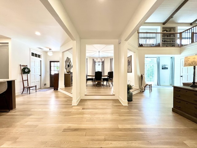 204 Country Commons Rd, Trout Valley, IL 60013 - entryway with light wood finished floors