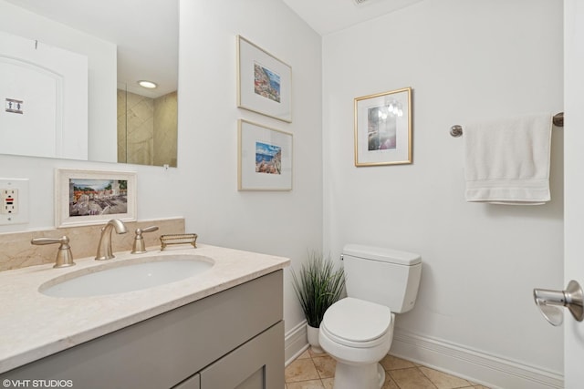 2549 N Southport Ave Unit 3, Chicago, IL 60614 - bathroom featuring vanity and tile patterned flooring