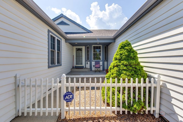 1538 Queen Ann Ln, Gurnee, IL 60031 - entrance to property featuring covered porch and a shingled roof