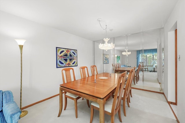 15138 S 75th Ct Unit 0, Orland Park, IL 60462 - dining area with a chandelier and light carpet