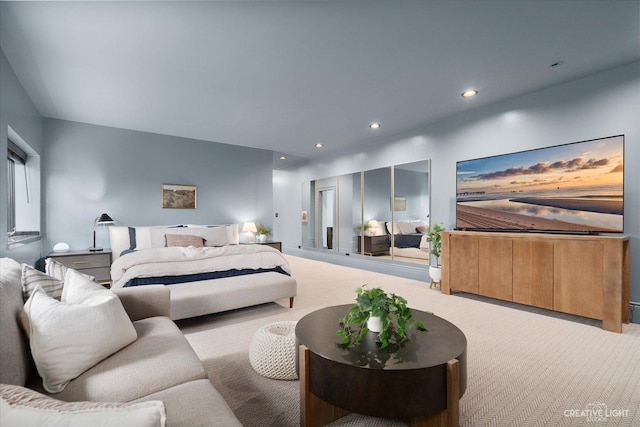 51 Chippewa Dr, Oswego, IL 60543 - carpeted bedroom with recessed lighting