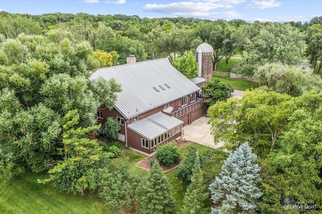 51 Chippewa Dr, Oswego, IL 60543 - view of subject property featuring a heavily wooded area
