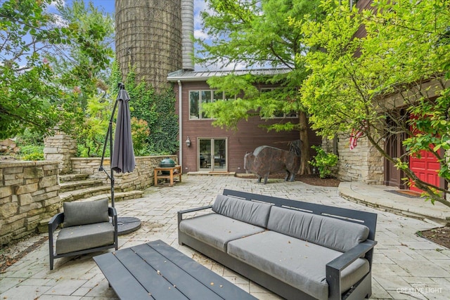 51 Chippewa Dr, Oswego, IL 60543 - view of patio with outdoor lounge area