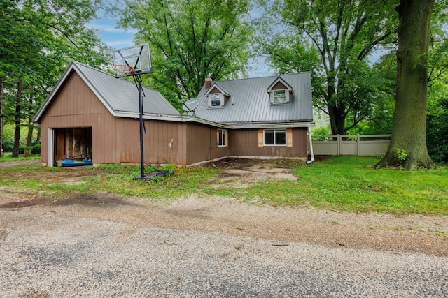 17366 Walden Rd, Hudson, IL 61748 - view of front of home featuring a metal roof