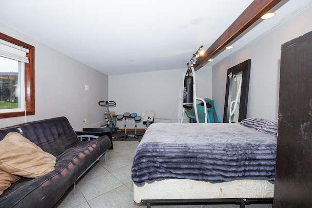 17366 Walden Rd, Hudson, IL 61748 - bedroom featuring tile patterned floors and recessed lighting