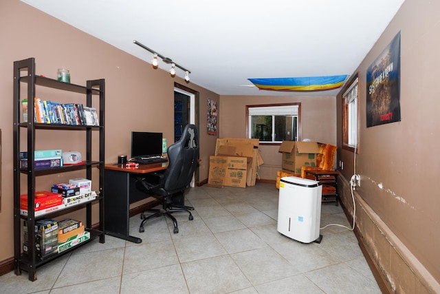17366 Walden Rd, Hudson, IL 61748 - office with tile patterned floors