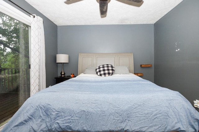 17366 Walden Rd, Hudson, IL 61748 - bedroom with ceiling fan