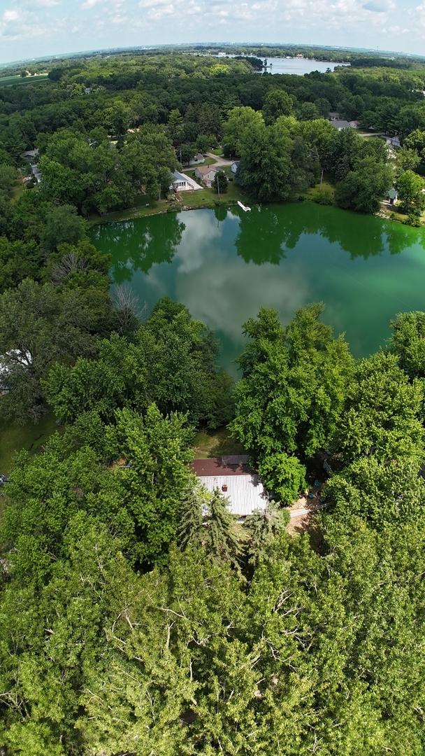 17366 Walden Rd, Hudson, IL 61748 - aerial view of property's location with a nearby body of water