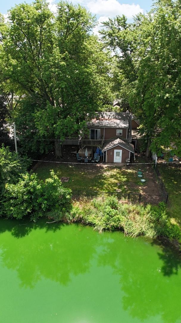 17366 Walden Rd, Hudson, IL 61748 - view of yard with a water view