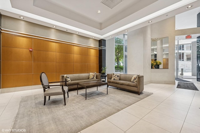 200 W Grand Ave Unit 1803, Chicago, IL 60654 - building lobby featuring recessed lighting and a high ceiling