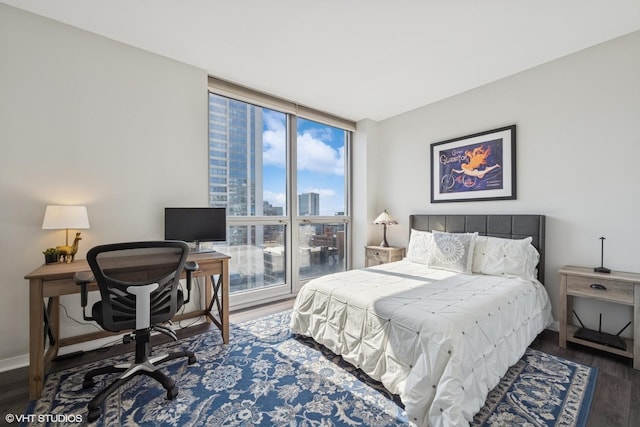 200 W Grand Ave Unit 1803, Chicago, IL 60654 - bedroom with wood finished floors and an office area