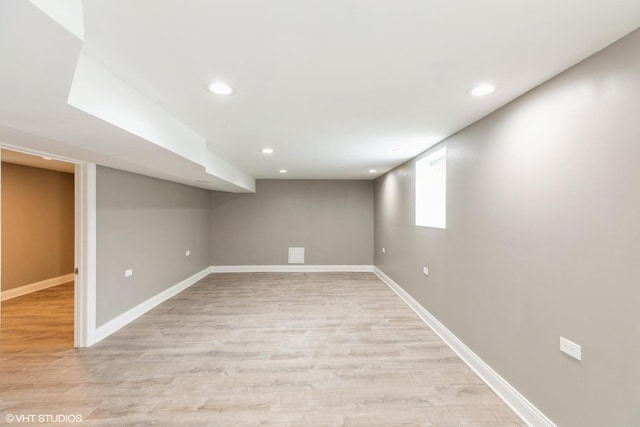 12330 S Perry Ave, Chicago, IL 60628 - basement with recessed lighting and light wood-type flooring