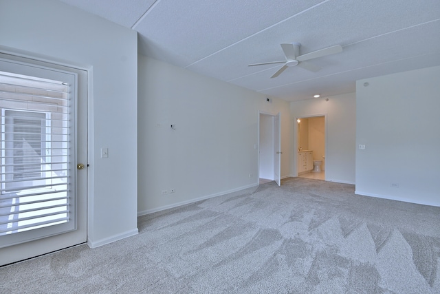 111 N Larch Ave Unit 206, Elmhurst, IL 60126 - empty room featuring ceiling fan and carpet flooring