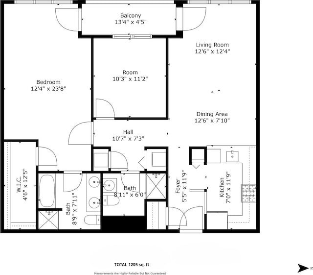 111 N Larch Ave Unit 206, Elmhurst, IL 60126 - view of floor plan / room layout