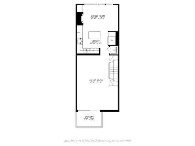 1401 N Wieland St Unit P, Chicago, IL 60610 - view of room layout