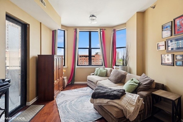 1464 S Michigan Ave Unit 703, Chicago, IL 60605 - living room with baseboards and wood finished floors