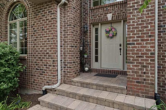 12499 Ayrshire Ln, Loves Park, IL 61111 - entrance to property featuring brick siding