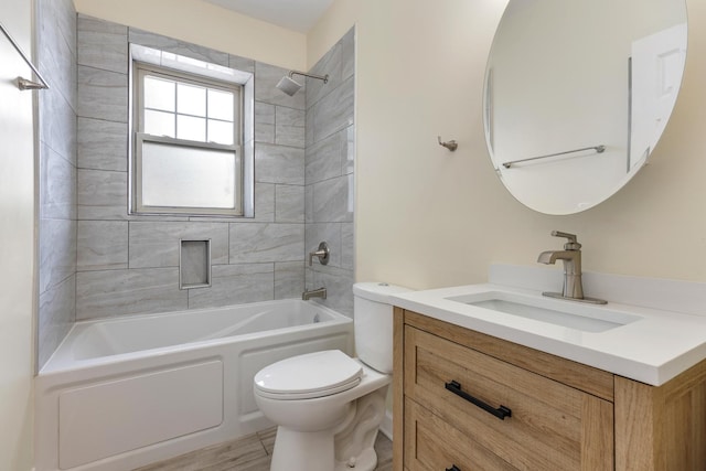 3415 W Berteau Ave Unit 1, Chicago, IL 60618 - full bath featuring vanity and bathtub / shower combination