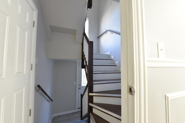 422 Sibley Blvd, Calumet City, IL 60409 - stairway with wood finished floors and plenty of natural light