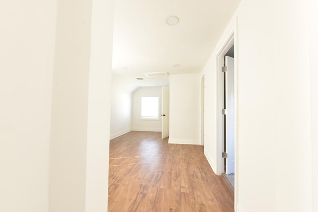 422 Sibley Blvd, Calumet City, IL 60409 - corridor featuring light wood-style flooring and attic access