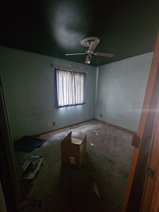 340 Somerset Dr, Streamwood, IL 60107 - spare room featuring carpet flooring and ceiling fan