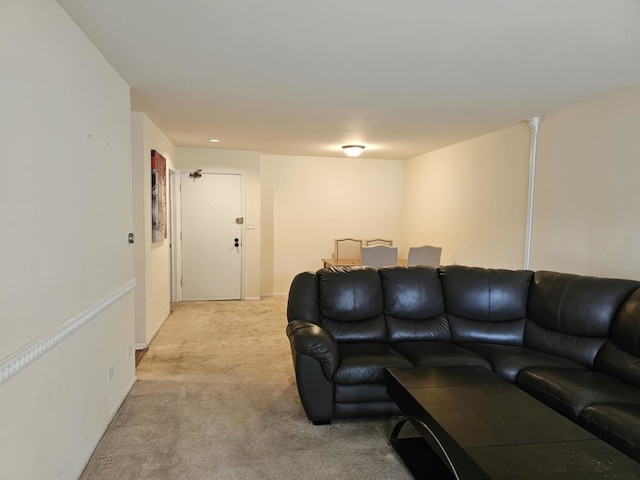 50 Old Oak Dr Unit 114, Buffalo Grove, IL 60089 - living room featuring light carpet and baseboards