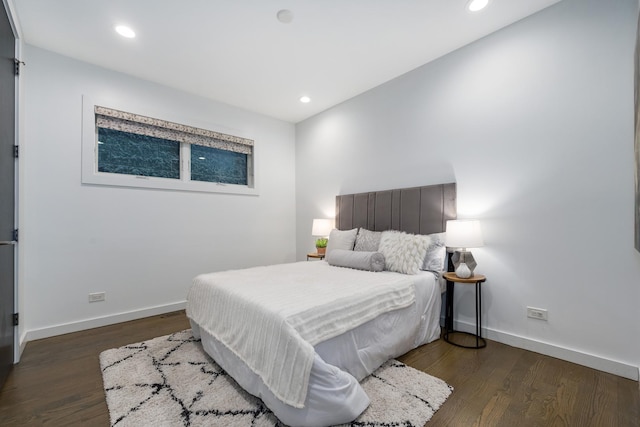 927 N Damen Ave Unit 2, Chicago, IL 60622 - bedroom with wood finished floors and recessed lighting