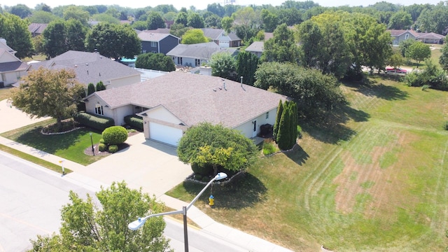 396 W 8th St, Manteno, IL 60950 - aerial perspective of suburban area