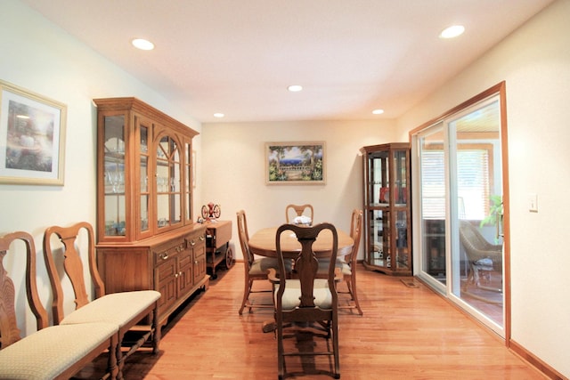 396 W 8th St, Manteno, IL 60950 - dining room with light wood-style flooring and recessed lighting