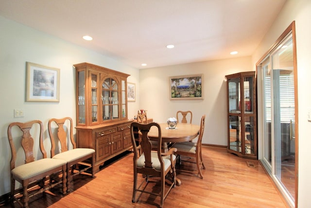 396 W 8th St, Manteno, IL 60950 - dining room featuring light wood finished floors and recessed lighting