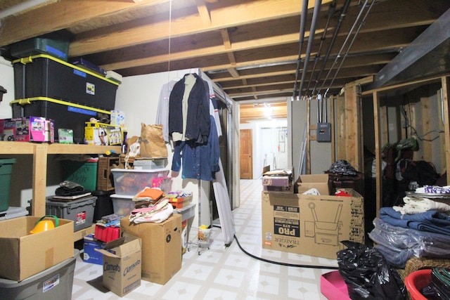 396 W 8th St, Manteno, IL 60950 - unfinished basement featuring tile patterned floors