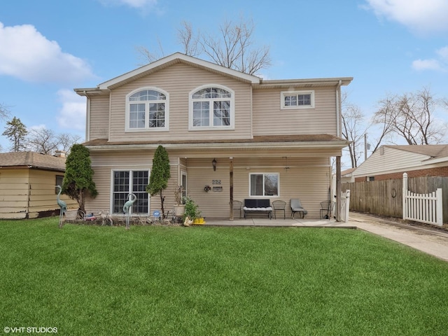 665 Cindy Ln, Wheeling, IL 60090 - rear view of house featuring a patio