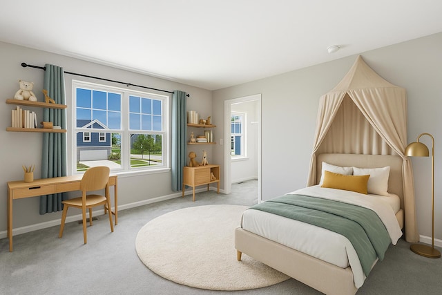 241 Stonington Dr, Bloomingdale, IL 60108 - bedroom with light colored carpet and baseboards