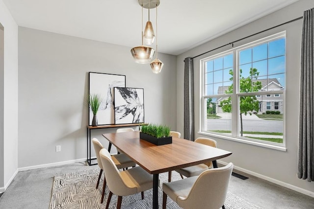 241 Stonington Dr, Bloomingdale, IL 60108 - dining space with carpet flooring
