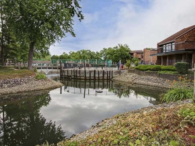 14624 Scarborough Ct S Unit G-1, Oak Forest, IL 60452 - dock featuring a water view