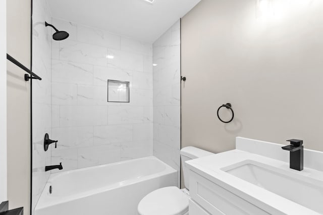 341 Tanager Dr, Woodstock, IL 60098 - full bath featuring vanity and bathtub / shower combination
