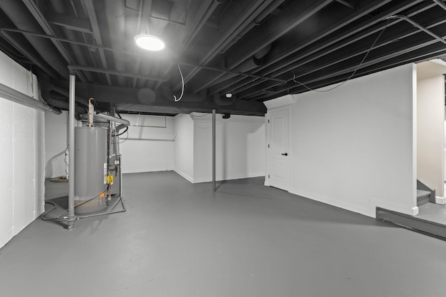 341 Tanager Dr, Woodstock, IL 60098 - finished basement with water heater and stairs