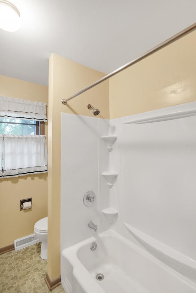 301 Virginia Dr, South Elgin, IL 60177 - bathroom featuring toilet and tub / shower combination