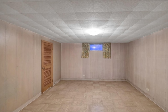 301 Virginia Dr, South Elgin, IL 60177 - spare room with wood walls