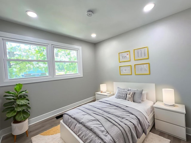 1813 218th Pl, Sauk Village, IL 60411 - bedroom featuring wood finished floors and recessed lighting