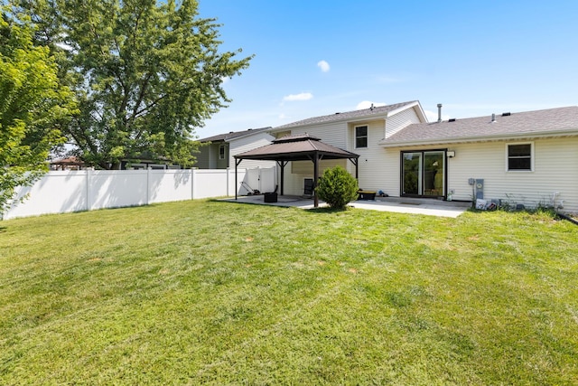 963 S Trainer Rd, Rockford, IL 61108 - back of property featuring a gazebo and a patio area