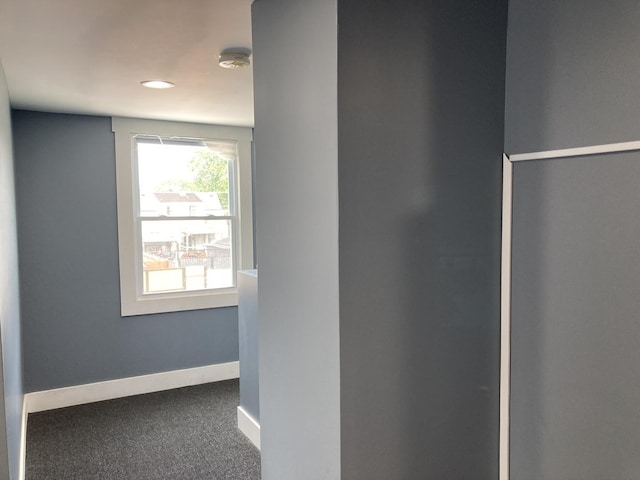 7814 S Trumbull Ave, Chicago, IL 60652 - hallway featuring carpet flooring and recessed lighting